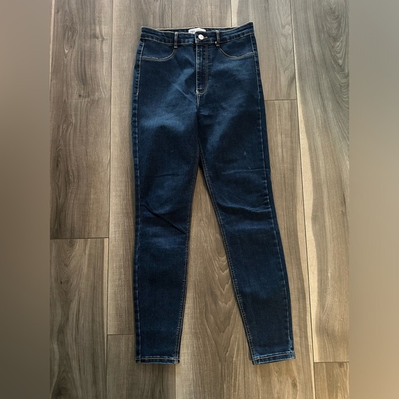 Zara Blue Skinny Jeans High-Rise Stretch size 6 - Picture 3 of 10